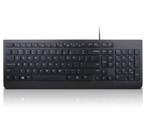 Lenovo Essential toetsenbord Universeel USB QWERTY Amerikaans Engels Zwart